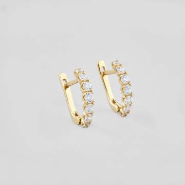 Золотые серьги Minimal с326-ж Золотые серьги Minimal с326-ж