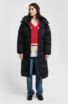 Женский черный пуховик FULL LENGTH DOWN COAT Черный S Gant 4751135
