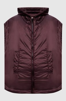 Бордовый жилет CAMBRA