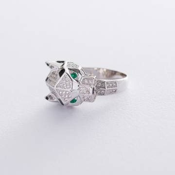 Золотое кольцо "Тигр" к06365 Золотое кольцо "Тигр" к06365