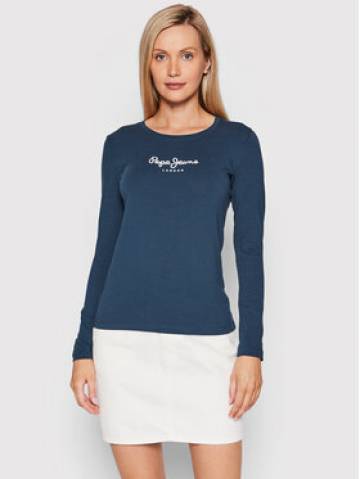 Pepe Jeans Блузка New Virginia PL505203 Cиній Slim Fit Pepe Jeans Блузка New Virginia PL505203 Cиній Slim Fit