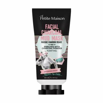 Грязевая маска для лица Petite Maison Facial Charcoal Mud Mask с древесным углем, 80 мл Грязевая маска для лица Petite Maison Facial Charcoal Mud Mask с древесным углем, 80 мл