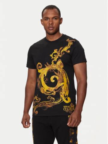 Versace Jeans Couture Футболка 76GAH6SW Чорний Regular Fit Versace Jeans Couture Футболка 76GAH6SW Чорний Regular Fit