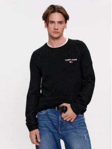 Tommy Jeans Светр DM0DM17756 Чорний Regular Fit Tommy Jeans Светр DM0DM17756 Чорний Regular Fit