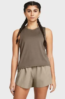 Женский коричневый топ Vanish Energy Crop Tank Коричневый L Under Armour 1383654-200