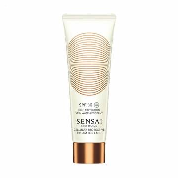 Антивозрастный солнцезащитный крем для лица Sensai Silky Bronze Cellular Protective Cream For Face SPF 30, 50 мл Антивозрастный солнцезащитный крем для лица Sensai Silky Bronze Cellular Protective Cream For Face SPF 30, 50 мл