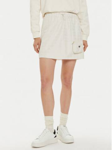 Guess Cпідниця-міні V4BD00 WGLW2 Écru Regular Fit Guess Cпідниця-міні V4BD00 WGLW2 Écru Regular Fit