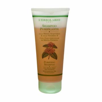 Шампунь для глубокого очищения LErbolario Purifying Shampoo с мятой и витамином Е, 200 мл Шампунь для глубокого очищения LErbolario Purifying Shampoo с мятой и витамином Е, 200 мл