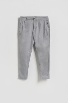 Reserved - Картаті штани-чиноси - світло-сірий - YV905-09X