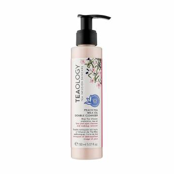 Очищающее молочко для лица Teaology Peach Tea Double Cleanser Milk Oil с экстрактом персика, 150 мл Очищающее молочко для лица Teaology Peach Tea Double Cleanser Milk Oil с экстрактом персика, 150 мл