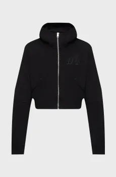 Женское черное худи FELPA Черный L Diesel A19788 RKNBA