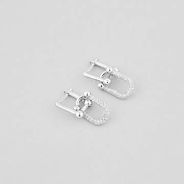 Серебряные серьги Minimal 56-283-р Серебряные серьги Minimal 56-283-р