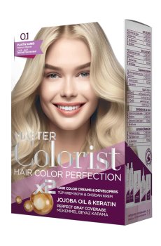 Краска для волос Master Colorist Hair Color Perfection 0.1 Platinum Blonde, 210 мл