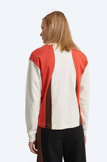 Хлопковый лонгслив Wood Wood X Fila цвет белый 688377.B029-WHITE Хлопковый лонгслив Wood Wood X Fila цвет белый 688377.B029-WHITE