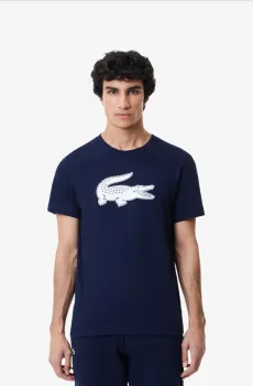 Мужская синяя футболка Синий S Lacoste TH2042525