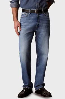 Мужские синие джинсы STANDARD STRT BARRIER Синий 34-32 Calvin Klein Jeans LV04RG706G
