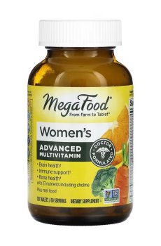 Мультивитамины и минералы MegaFood Multi for Women для женщин, 120 таблеток