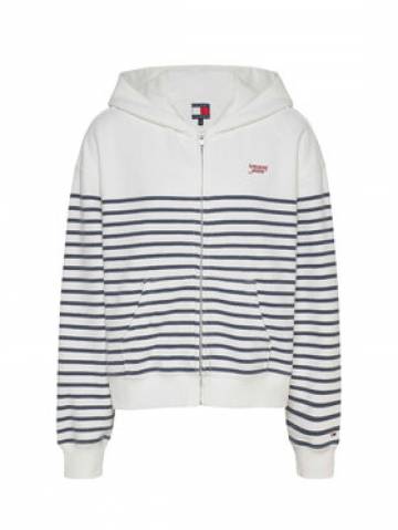 Tommy Jeans Світшот Script Logo DW0DW20303 Білий Boxy Fit Tommy Jeans Світшот Script Logo DW0DW20303 Білий Boxy Fit