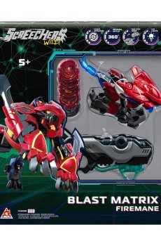 Игровой набор Screechers Wild! S5 L2 Фаермен, 9*8*2 см, от 5 лет, 9 деталей (EU686122)