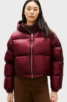 Женский бордовый пуховик SUPER LIGHT Бордовый S-M Tommy Hilfiger WW0WW46541