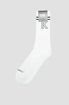 Мужские белые носки Белый 39-42 Karl Lagerfeld 542101.805506;10