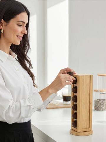 Органайзер для кавових капсул - бежевий