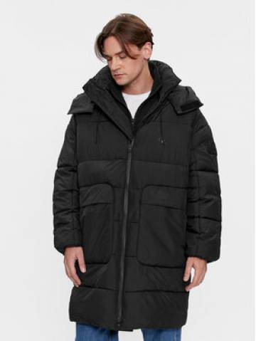 Calvin Klein Jeans Пуховик J30J324078 Чорний Relaxed Fit Calvin Klein Jeans Пуховик J30J324078 Чорний Relaxed Fit