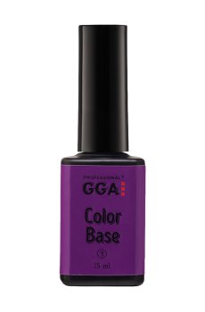Уценка! Цветная база для гель-лака GGA Professional Color Base 9, 15 мл
