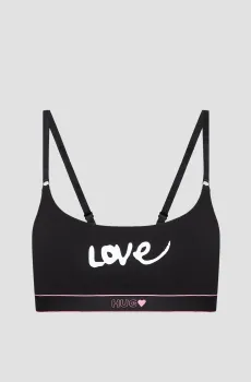 Женский черный топ Черный S HUGO 50492506;001