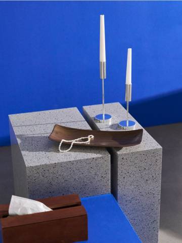 Декоративна таця - коричневий