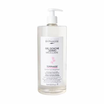 Мицеллярный гель для душа Byphasse Topiphasse Dermo Micellar Shower Gel для склонной к атопии кожи, 1 л