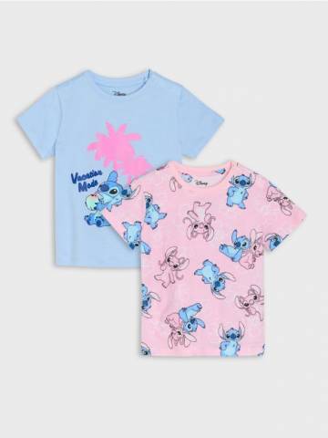 Футболки, 2 шт. Stitch - блакитний