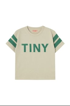Детская хлопковая футболка Tinycottons STRIPES LOGO TEE