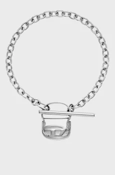 Женский серебристый браслет Серебряный 16 Diesel DX1592040