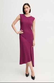 Платье с примесью шелка Hoss Intropia