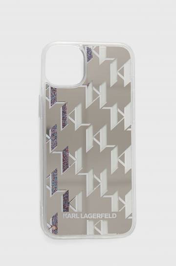 Чехол на телефон Karl Lagerfeld Iphone 14 Max цвет серебрянный Чехол на телефон Karl Lagerfeld Iphone 14 Max цвет серебрянный