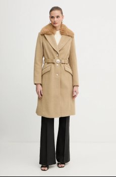 Пальто с примесью шерсти Guess NEW PATRICE