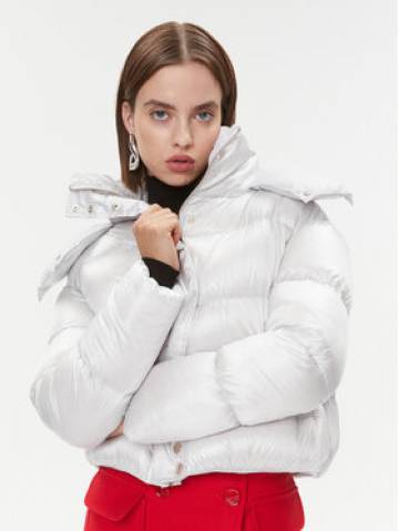 Patrizia Pepe Пуховик 2O0050/A9M0-W356 Білий Regular Fit Patrizia Pepe Пуховик 2O0050/A9M0-W356 Білий Regular Fit