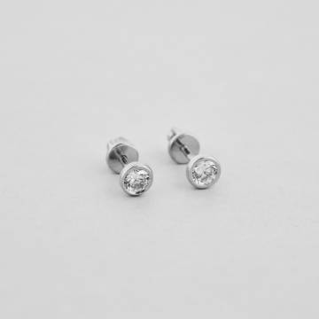 Серебряные серьги Minimal ВС-099/1р Серебряные серьги Minimal ВС-099/1р
