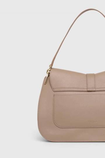 Кожаная сумочка Furla цвет бежевый Кожаная сумочка Furla цвет бежевый