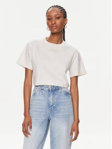 Calvin Klein Футболка Micro Logo K20K206629 Écru Regular Fit Calvin Klein Футболка Micro Logo K20K206629 Écru Regular Fit