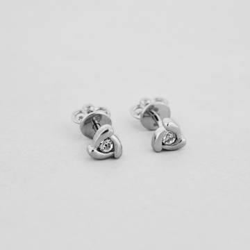 Серебряные серьги Minimal 1848 Серебряные серьги Minimal 1848
