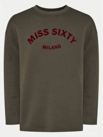 Miss Sixty Світшот 6L4TJ1740000 Хакі Relaxed Fit Miss Sixty Світшот 6L4TJ1740000 Хакі Relaxed Fit