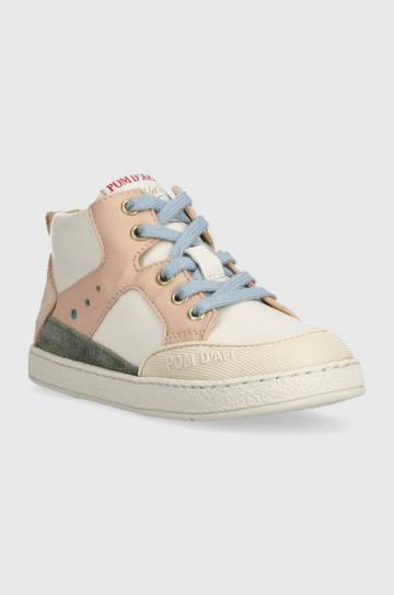 Детские кожаные полуботинки Pom Dapi MOUSSE BUMP