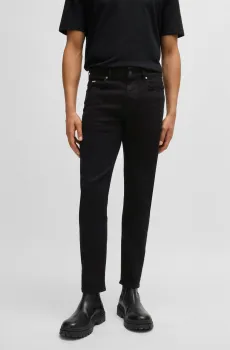 Мужские черные джинсы Черный 30 BOSS 50520837;003