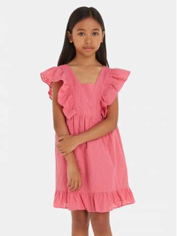 Tommy Hilfiger Літня сукня Gingham KG0KG07930 D Рожевий Relaxed Fit Tommy Hilfiger Літня сукня Gingham KG0KG07930 D Рожевий Relaxed Fit