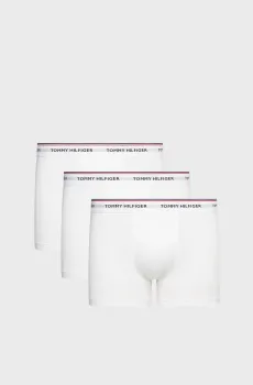 Мужские белые боксеры (3 шт) Белый XXL Tommy Hilfiger 1U87903842