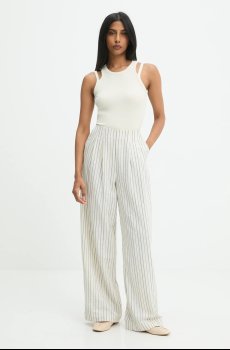 Брюки со льном Answear.LAB