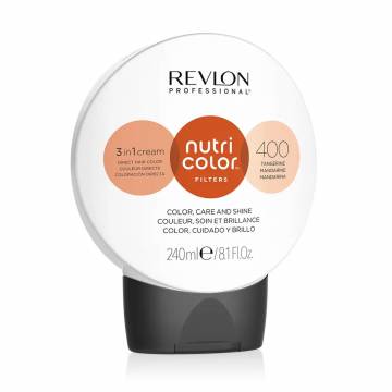 Тонирующий крем-бальзам для волос Revlon Professional Nutri Color Filters Fashion 400 Tangerine Mandarine, 100 мл Тонирующий крем-бальзам для волос Revlon Professional Nutri Color Filters Fashion 400 Tangerine Mandarine, 100 мл