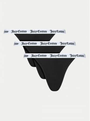 Juicy Couture Набір з 3 пар класичних трусів Diddy JCLBR224572 Чорний Juicy Couture Набір з 3 пар класичних трусів Diddy JCLBR224572 Чорний